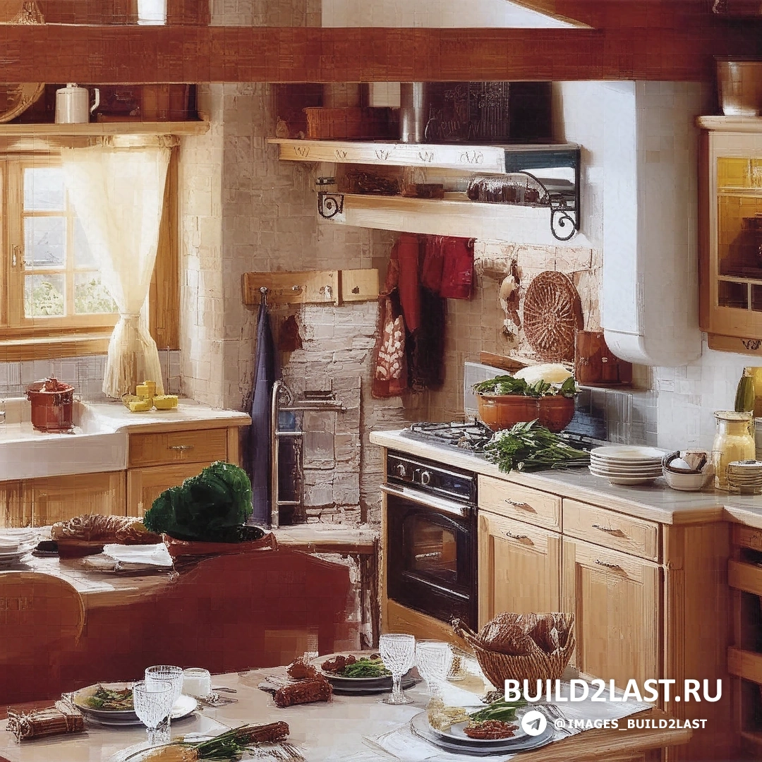 Кирпичная стена в интерьере кухни с ретро-аксессуарами